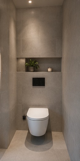 Zwevend toilet & wastafelmeubel